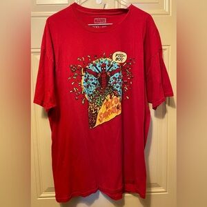 Lootwear Red Cotton Tee Marvel Taco Surprise Size 2X